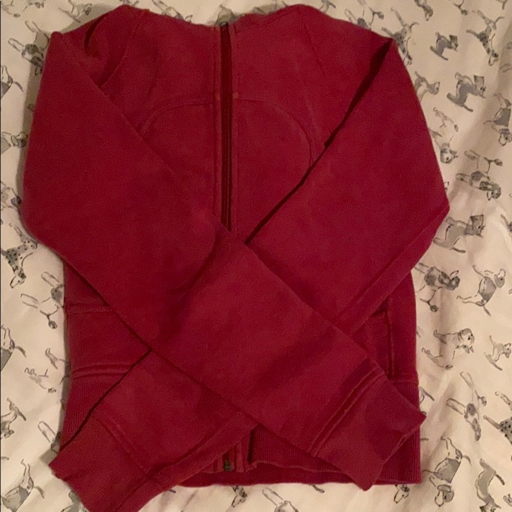 Magenta lulu lemon zip up jacket